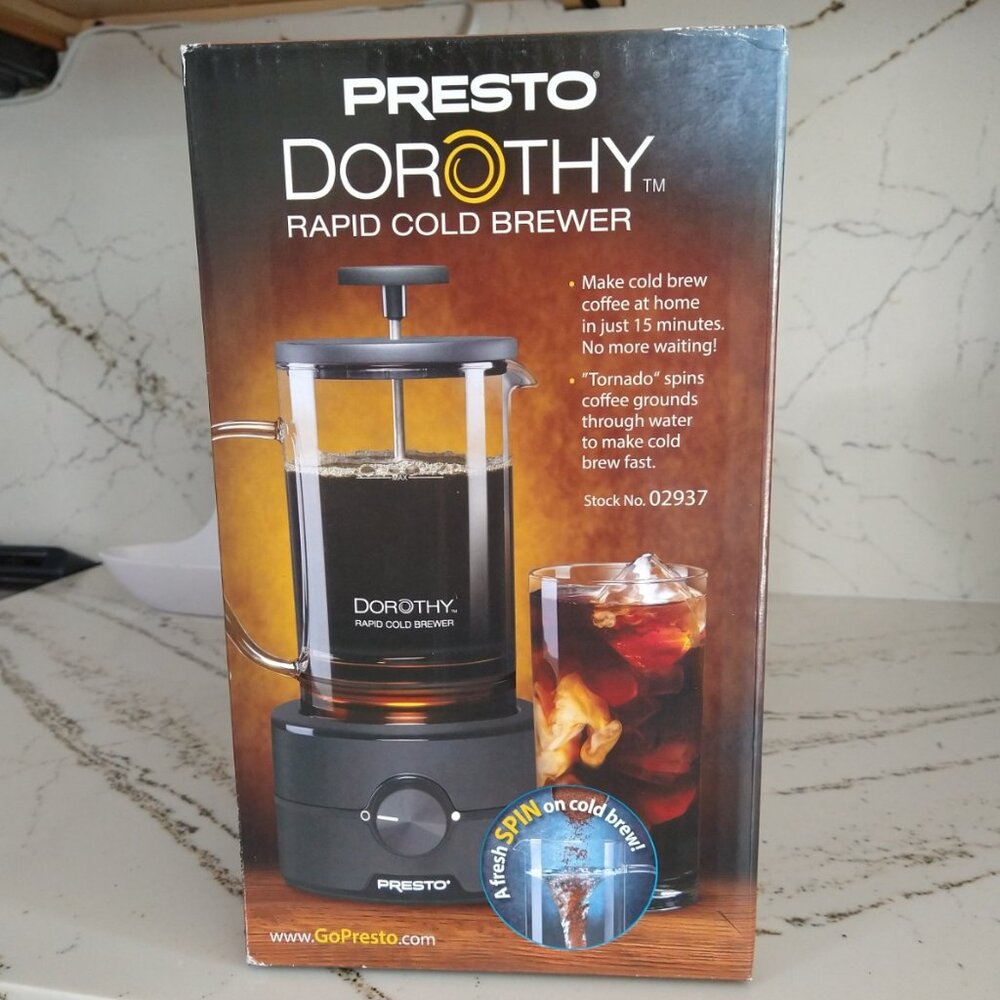 PRESTO Dorothy Rapid Cold Brewer - New!